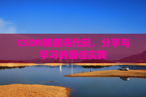 CSDN博客贴代码，分享与学习的最佳实践